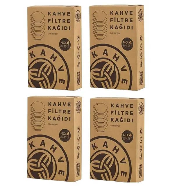 Kahve Dünyası Filtre Kahve Kağıdı No4 80li x 4 Adet