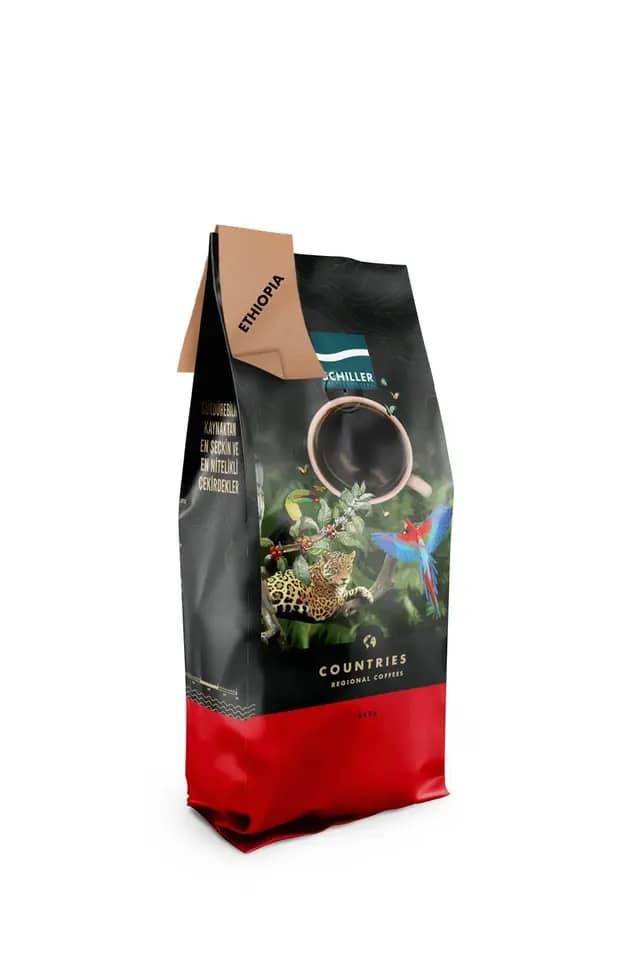 Schiller Ethiopia Sıdamo SHB 250 Gr Yöresel Çekirdek Kahve French Press