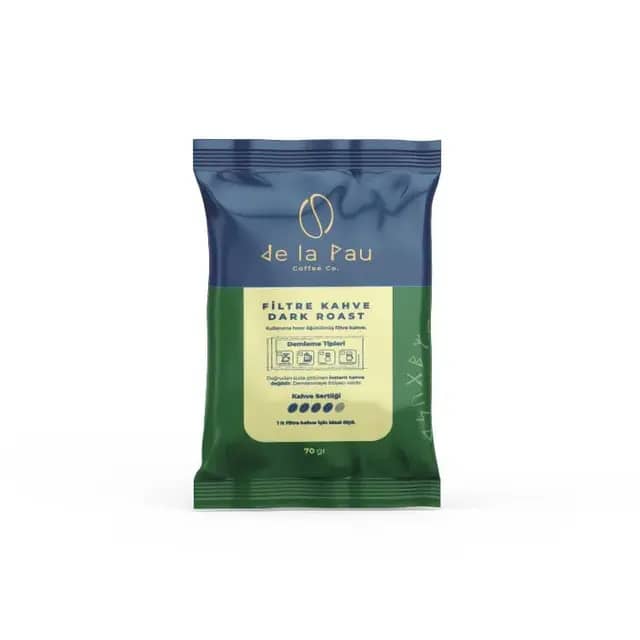 De La Pau Dark Roast Blend Filtre Kahve Öğütülmüş 70 Gr