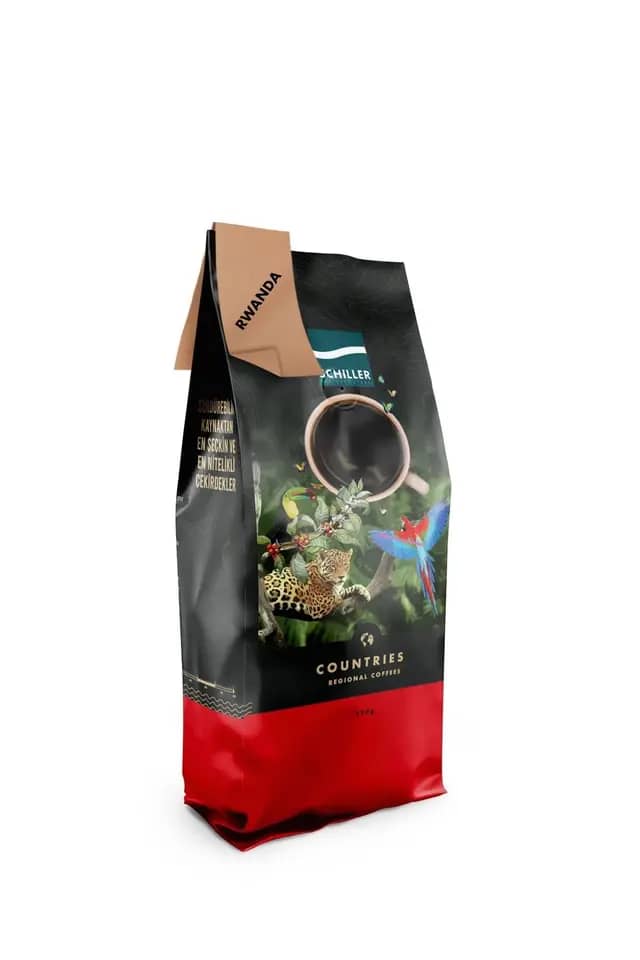 Schiller Rwanda Blue Bourbon 250 Gr Yöresel Çekirdek Kahve Filtre Kahve