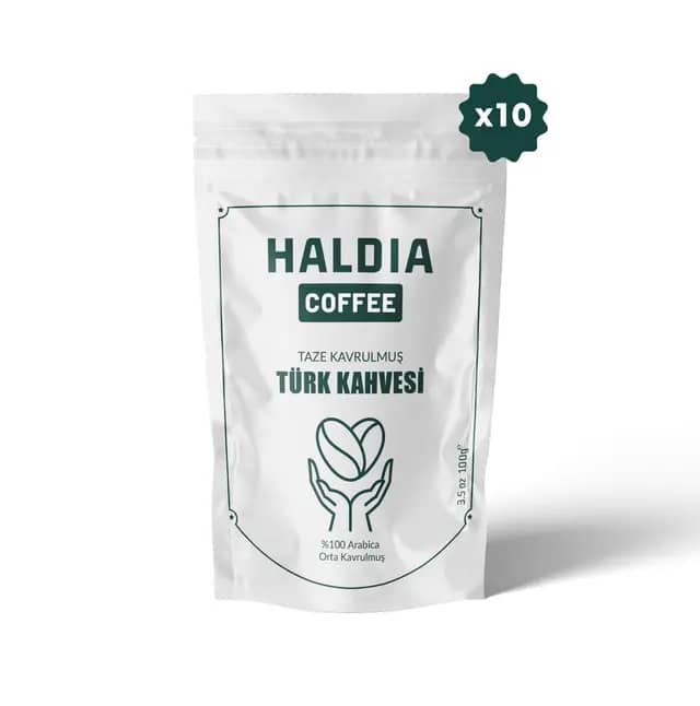 10x100gr Taze Kavrulmuş Türk Kahvesi Fırsat Paketi